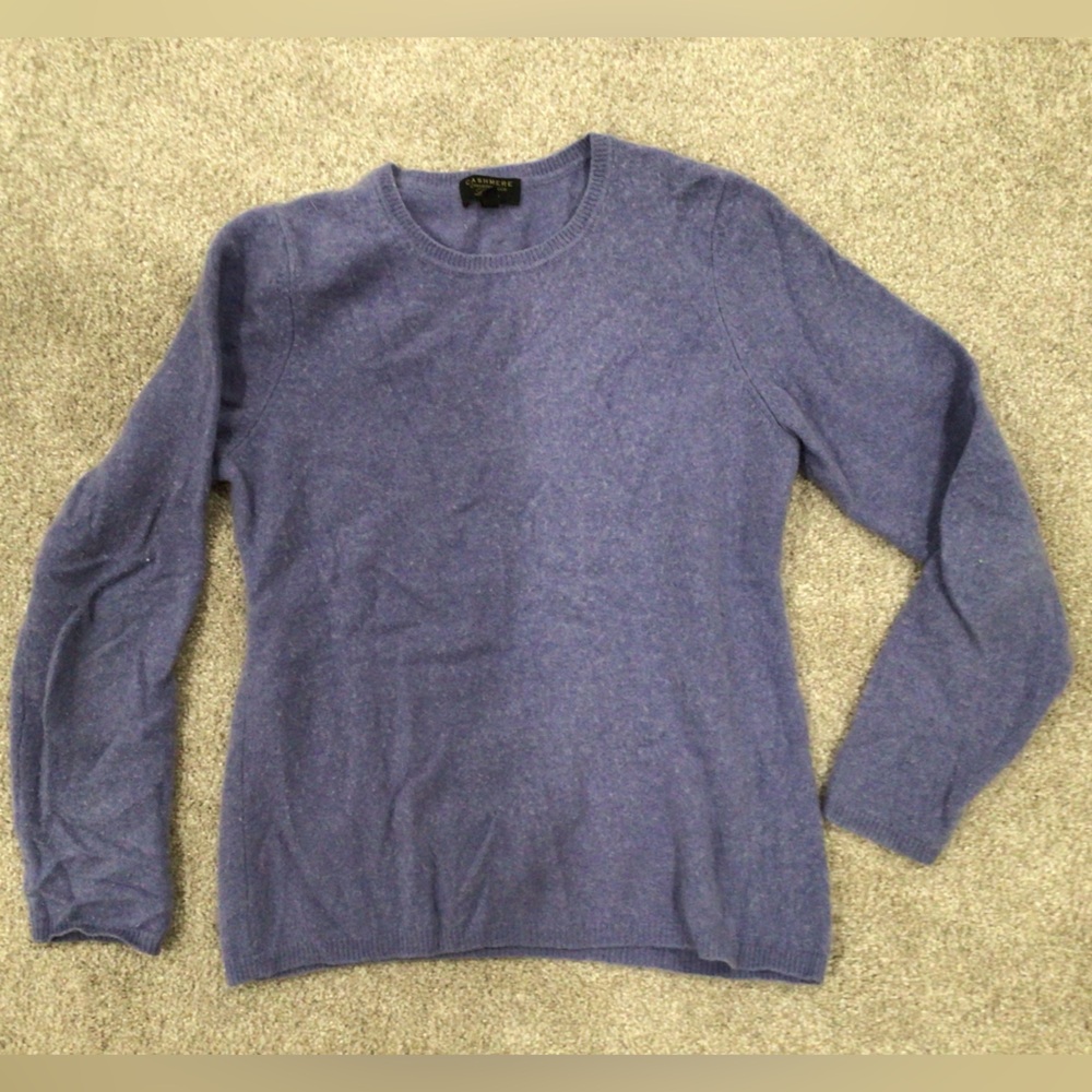 Purple cashmere sweater